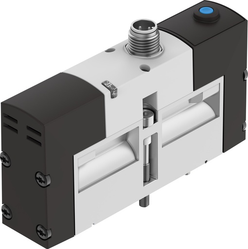 [P2QKX] Festo 5/2 Monostable Válvula Solenoide De Aire Tamaño 26mm ISO 15407-1 1100l/min - 534555