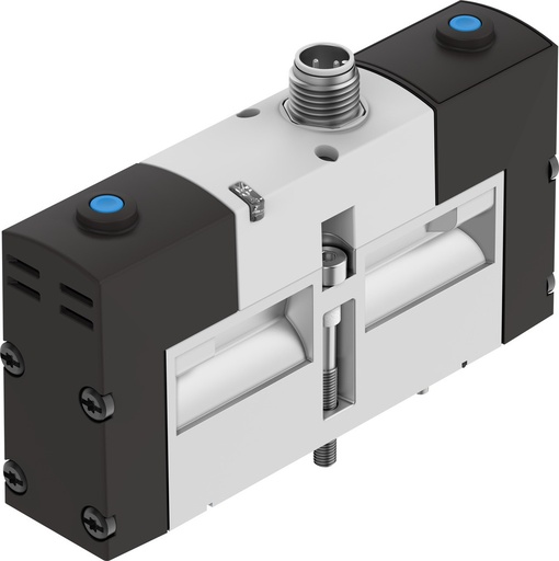 [P2QKZ] Festo 5/2 Bistabil Magnetventil Baugröße 26mm ISO 15407-1 1100l/min - 534557