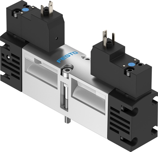 [P2QWP] Festo 5/3 Exhausted Air Solenoid Valve Size 18mm ISO 15407-1 450l/min - 547245