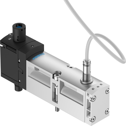 [P2QZU] Festo 5/2 Monostabiel Lucht Magneetventiel Bouwgrootte 26mm ISO 15407-2 1100l/min - 8033027