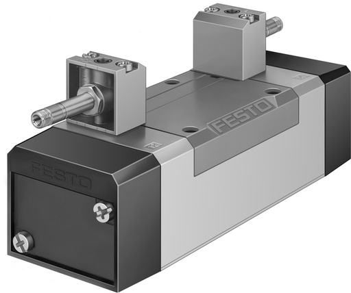 [P2REN] Festo 5/3 Uitgeblazen Lucht Magneetventiel Bouwgrootte 3 ISO 5599-1 4600l/min - 535977