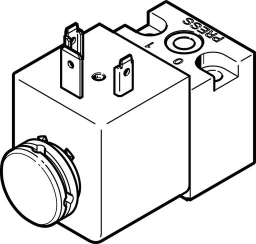 [P2RGN] Festo 3/2 NC Monostable Pilot Valve Sub-base 50l/min - 119600