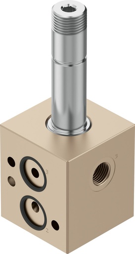 [P2RHK] Festo 3/2 NC Monostable Válvula Neumática G1/4 493L/Min 0 - 10Bar/0 - 145Psi - 4514999