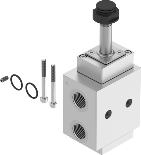 [P2RHZ] Festo 3/2 NC Vanne Pneumatique Monostable G1/2 2162l/min 2 - 8bar/2 - 116psi - 4514747