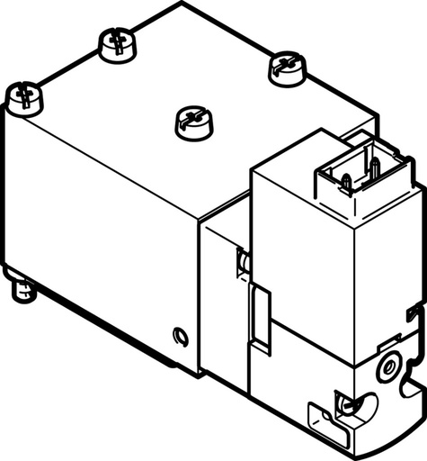 [P2RJY] Festo 5/2 Monostabiler Luft Magnetventil Anschlussplatte 180L/Min 2 - 8Bar/2 - 116Psi - 560714