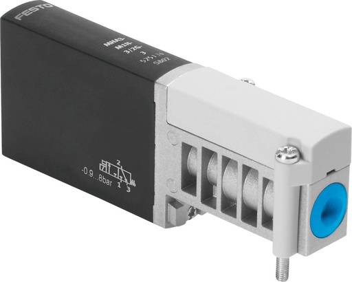 [P2RPD] Festo 3/2 NC Monostable Air Solenoid Valve Sub-base 200l/min -0.9 - 8bar/-13 - 116psi - 525135