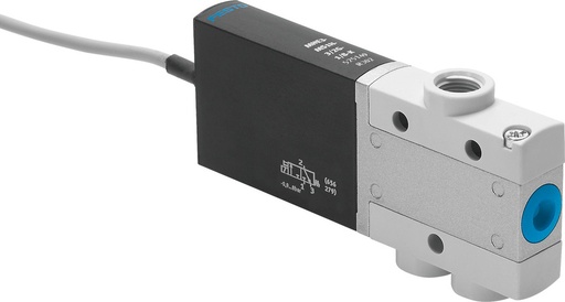 [P2RQ2] Festo 3/2 NO Monostabiele Lucht Magneetventiel G1/8 200L/Min -0.9 - 8Bar/-13 - 116Psi - 525168