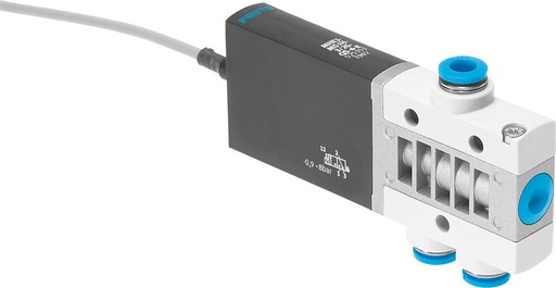 [P2RPU] Festo 3/2 NC Monostable Válvula Solenoide De Aire QS-6 200l/min -0.9 - 8bar/-13 - 116psi - 525152