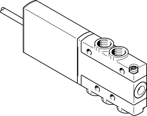 [P2RP9] Festo 5/2 Monostable Válvula Solenoide De Aire M7 90L/Min -0,9 - 8Bar/-13 - 116Psi - 525115