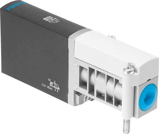 [P2RQ7] Festo 3/2 NC Monostabil Luft Magnetventil Anschlussplatte 400l/min -0.9 - 8bar/-13 - 116psi - 525175