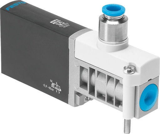 [P2RQC] Festo 3/2 NC Monostable Air Solenoid Valve Sub-base 400l/min -0.9 - 8bar/-13 - 116psi - 525183