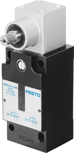 [P2RX9] Festo 3/2 NO/NC Monostabiele Pneumatische Limietklep G1/8 120L/Min - 9694