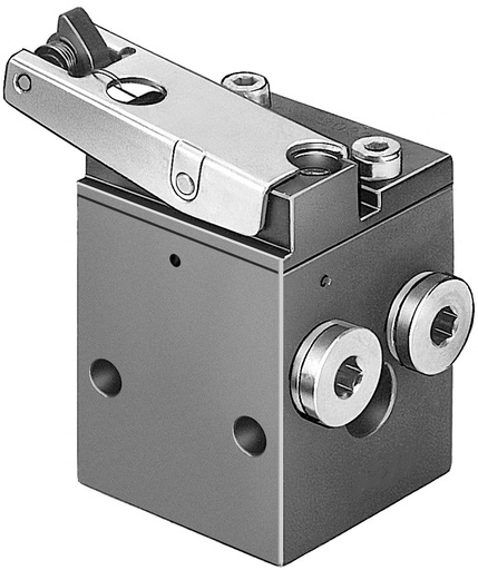 [P2RX4] Festo 4/2 Monostable Toggle Lever Valve G1/8 128l/min - 3416
