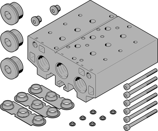 [P2U6B] Festo Connection Block - 8026361
