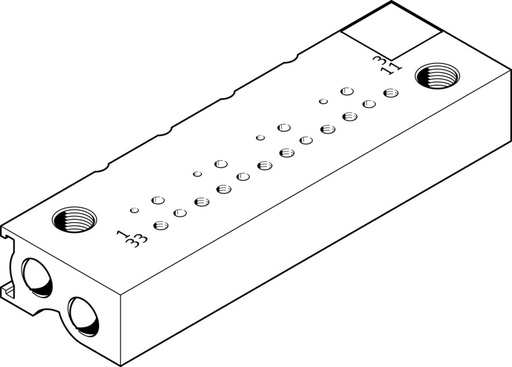 [P2U8F] Festo Connection Block - 197242