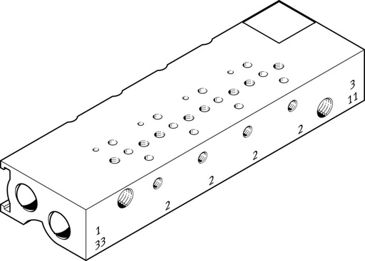 [P2U8N] Festo Manifold - 197248
