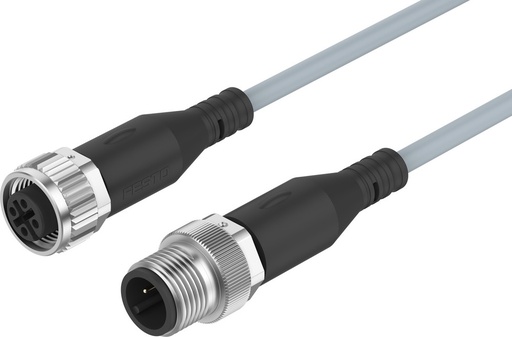 [P33RQ] Festo Câble De Connexion M12x1 A- Codé EN 61076-2-101 1m - 8091511