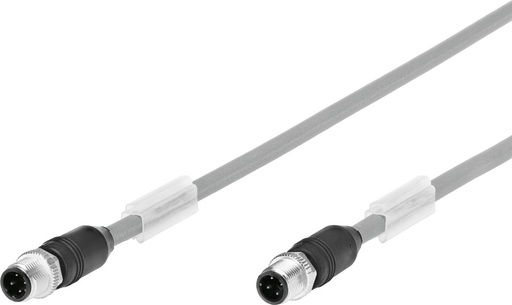 [P33SP] Festo Connecting Cable Plug M12x1 D-coded EN 61076-2-101 1m - 8040447