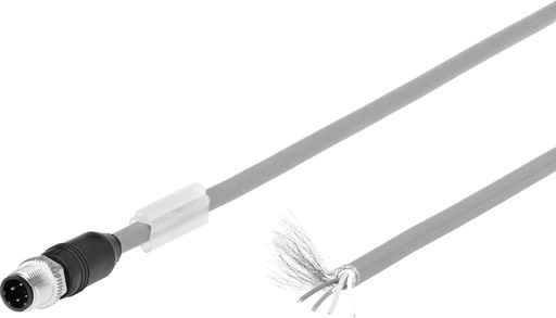 [P33SY] Festo Anschlusskabel Stecker M12x1 D- codiert EN 61076-2-101 5m - 8040456