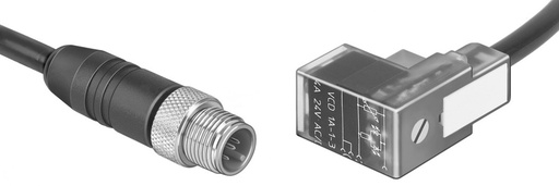 [P33V2] Festo Prise Mâle Avec Câble 5 Pins Forme C 0.5m - 177677