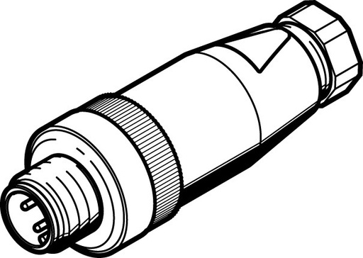 [P344F] Festo Plug IP65 IP67 - 570955