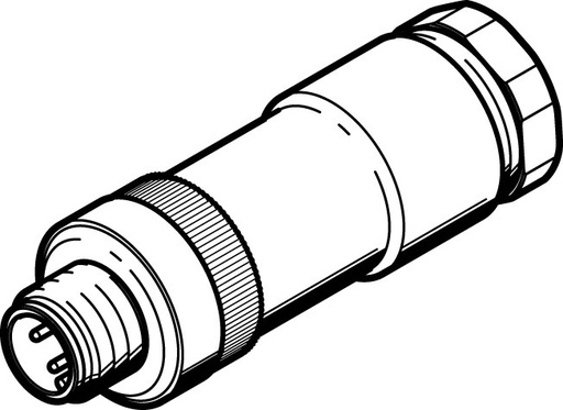 [P344G] Festo Connecteur IP65 IP67 - 570956