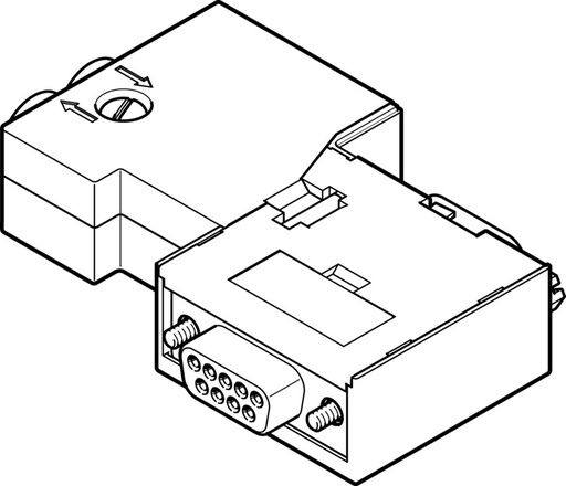 [P344H] Festo Conector IP20 - 574588