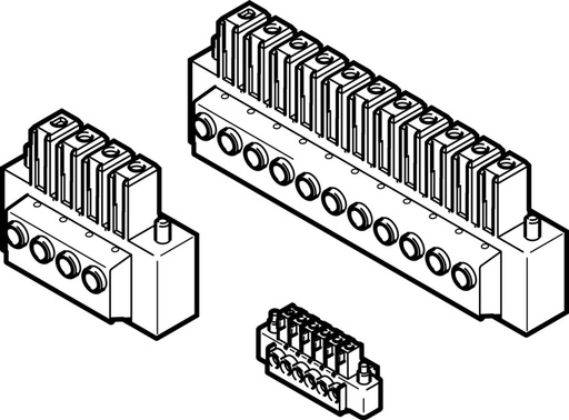 [P345B] Festo Assortment Of Plugs - 1425453