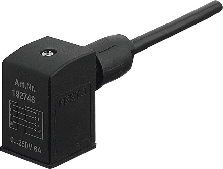 [P346F] Festo Plug Socket 4-pin Form A IP67 IEC 60529 - 192748