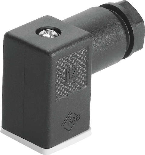 [P346P-X2] Festo Plug Socket 3-pin Form C IP65 IEC 60529 - 539712 [2 Pieces]