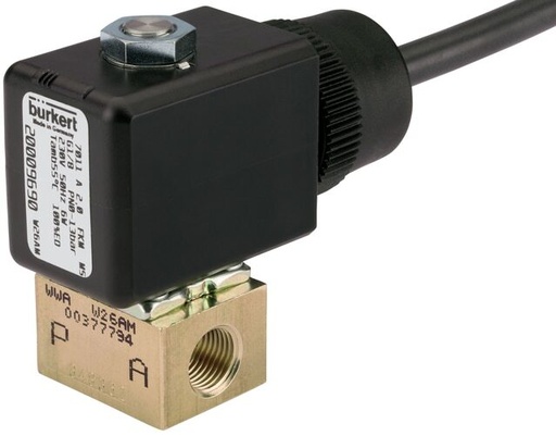 [20009727] Magneetventiel NC G1/8'' Messing FKM 0-16bar/232psi 24VDC/AC ATEX 7011 20009727