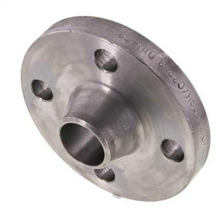 [F2VNG] Welding Neck Flange DN25-PN40 33.7mm Black Steel DIN 2635 And EN 1092-1 (Type 11)