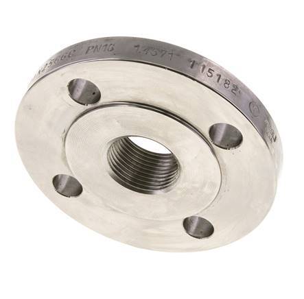 [F2VPB] Threaded Flange DN25-PN16 Rp 1'' Stainless Steel 1.4571 DIN 2566