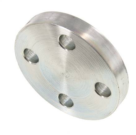 [F2VRM] Blindflansch DN15-PN16 Verzinkter Stahl DIN 2527