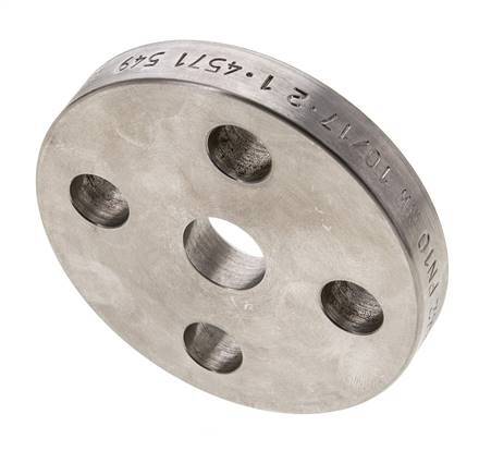 [F2VV8] Lose Flansch DN10-PN10 Edelstahl 1.4571 DIN 2642 Vollmaterial
