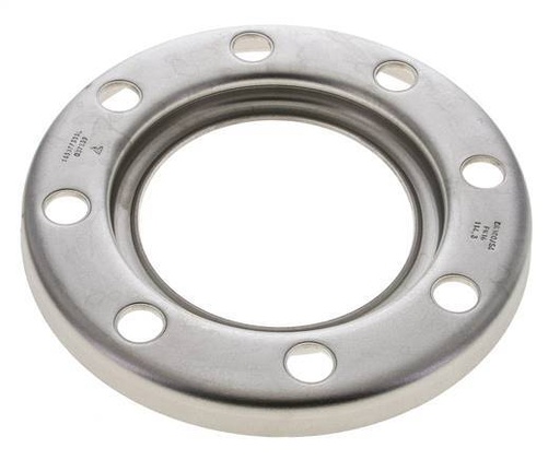 [F2VVZ] Flasque Libre DN100-PN10 Acier Inoxydable 1.4301 Pressé Semblable À DIN 2642 Et EN 1092-1 (Type 02)