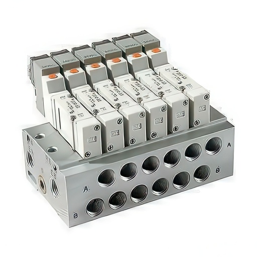 [P34VC] SMC Valve Manifold G1/8'' Individual Wiring - SS5Y5-41-10-01F-Q