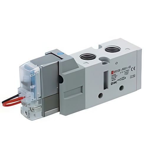 [P35AE] SMC Válvula Solenoide Neumática De 5/2 Vías En Línea G1/8'' Con Rectificador - VF3133K-5DO1-01F