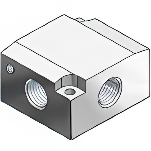 [P3745] SMC Unterplatte G1/4'' Für VP300/500/700 Serie - VP300-202-2F