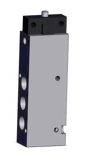 [P37M2] SMC Vanne Pneumatique À Bouton Activé 5/3 Voies G1/8'' - VZM550-F01-08