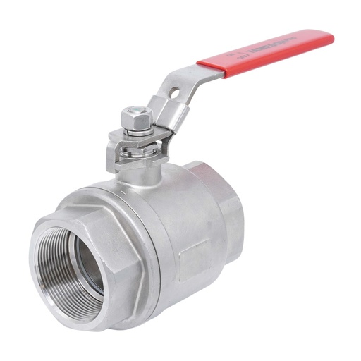 [V3JRQ] G 1'' F/F 2-Delige 2-Weg RVS Kogelkraan 69 Bar PTFE - TamesonPRO 1111-100