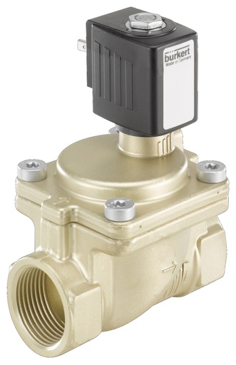 [221856] Solenoid Valve G1'' NC Brass NBR 0.2-16bar/3-232psi 24VDC 6281 221856