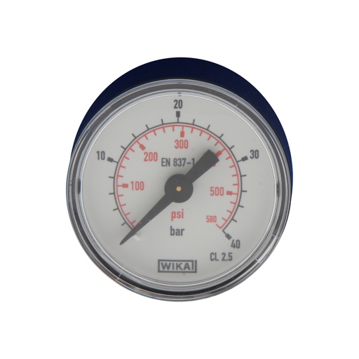 [MW04040PH-18] 0..40 Bar (0..580 psi) Druck Manometer hinten Kunststoff / Messing 40 mm Klasse 2.5