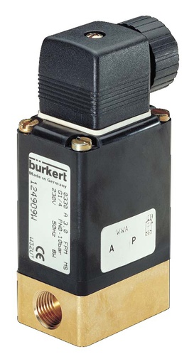 [20293] Solenoid Valve G1/4'' NC Brass FKM 0-10bar/145psi 24VDC 0330 20293