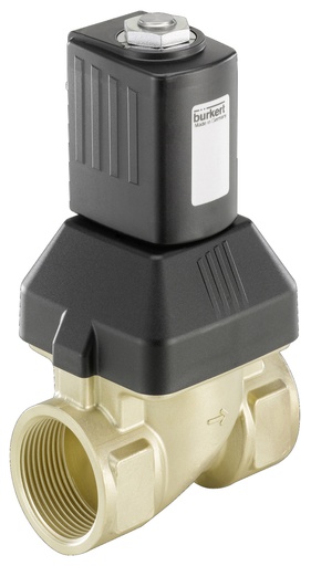 [221715] Solenoid Valve G1'' NC Brass FKM 0-10bar/145psi 24VDC 6213 221715