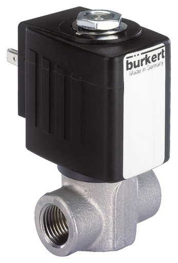 [282010] Válvula Solenoide NPT 1/4'' NC Acero Inoxidable FKM 0-16bar/232psi 230VAC Oxígeno Libre De Grasa/Aceite 6240 282010
