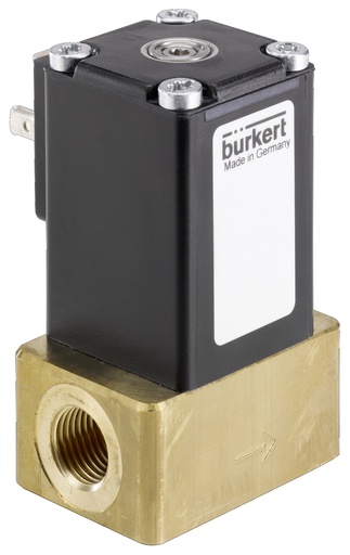 [255491] Válvula Solenoide G1/4'' NC Latón FKM -0.5-0.5bar/-7-7psi 24VDC 2873 255491