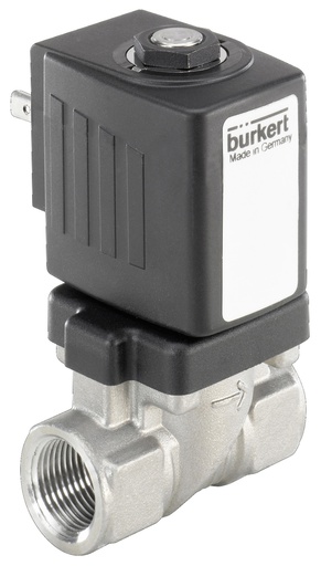 [273622] Válvula Solenoide NPT 1/4'' NC Acero Inoxidable FKM 0-10bar/145psi 24VDC 6213 273622
