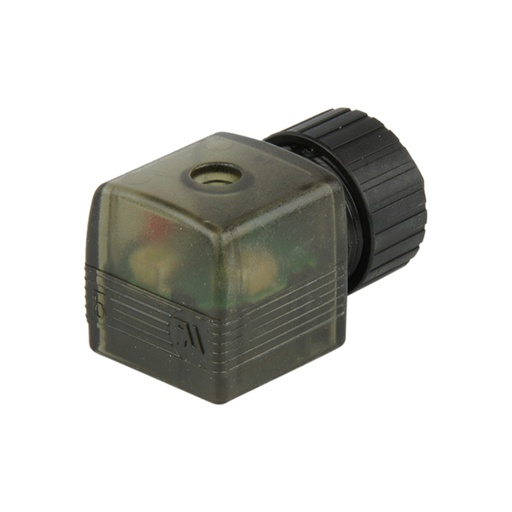 [008360] Connector 12-24V AC/DC (DIN - A) with LED - Burkert 2508 008360