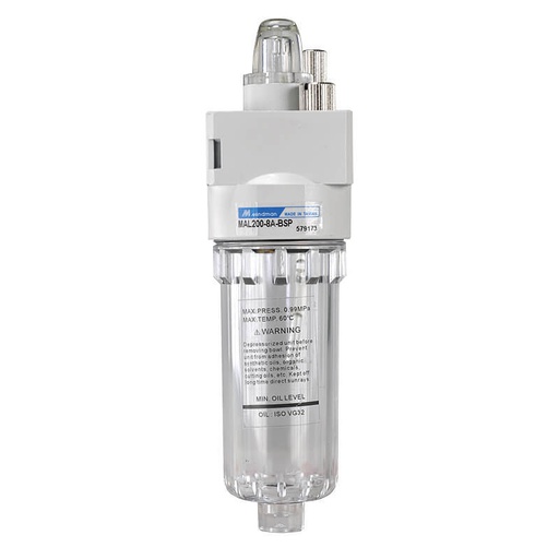 [MAL200L-6A-G] 35 l/m G1/8'' Lubricator 10bar - MAL200L